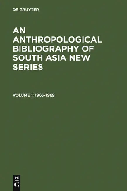 1965-1969 (English, Helen A. Kanitkar | Elizabeth Fürer-Haimendorf)