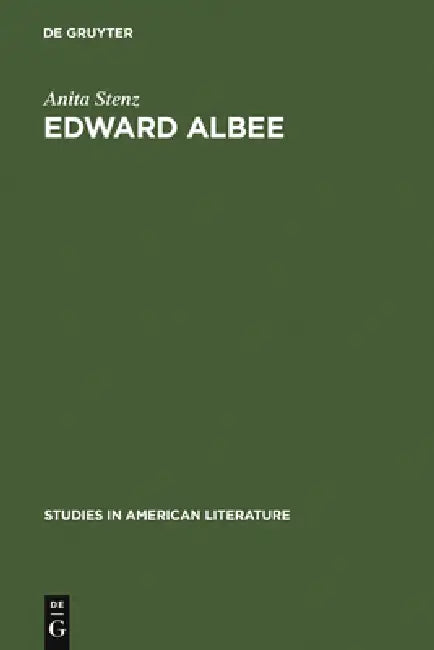 Edward Albee (English, Anita Stenz)