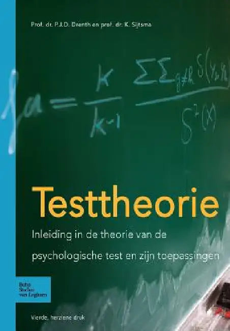Testtheorie (English, P. J. D. Drenth | K. Sijtsma)