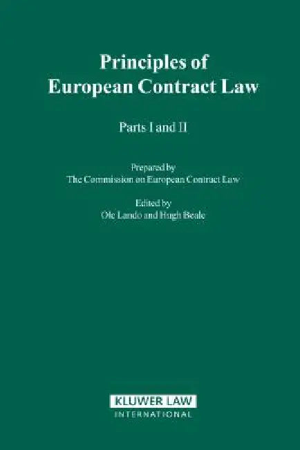The Principles Of European Contract Law, Parts I And II (English, OLE Lando)