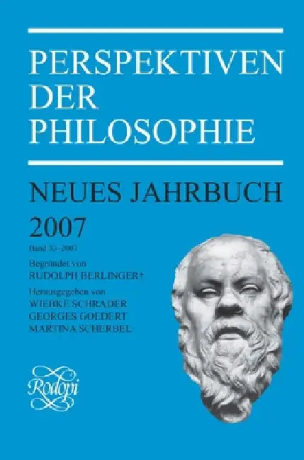 Perspektiven der Philosophie (English, Wiebke Schrader | Georges Goedert | Martina Scherbel)