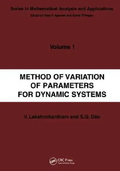 Method of Variation of Parameters for Dynamic Systems (English, V. Lakshmikantham)