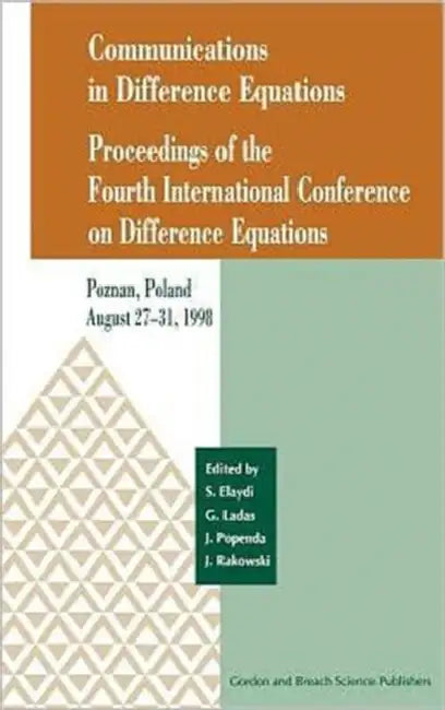 Communications in Difference Equations (English, Saber N. Elaydi)