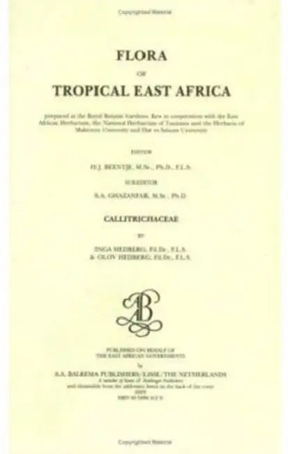 Flora of tropical East Africa - Callitrichaceae (2003) (English, Beentje H.J.)