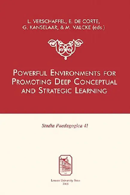 Powerful Environments for Promoting Deep Conceptual and Strategic Learning (English, Lieven Verschaffel | Erik de Corte | Gellof Kanselaar)