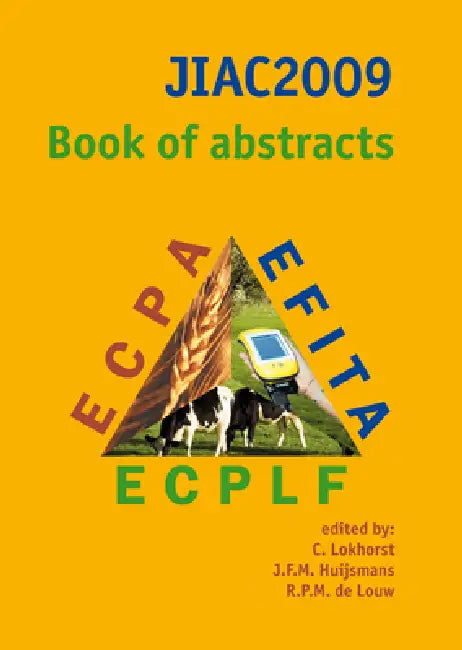 Jiac2009 Book of Abstracts (English, C. Lokhorst | J. Huijsmans | R. P. M. de Louw)
