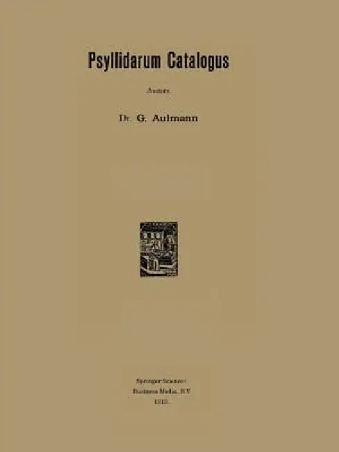 Psyllidarum Catalogus (English, G. Aulmann)