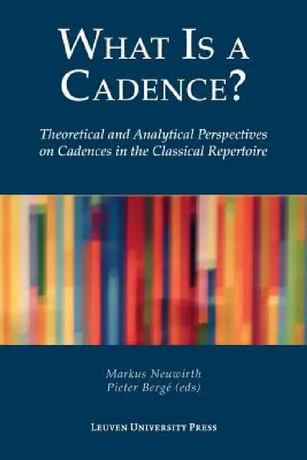 What Is a Cadence? (English, Markus Neuwirth | Pieter Bergé)