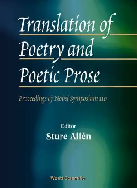 Translation of Poetry & Poetic Prose (English, Allen Sture)
