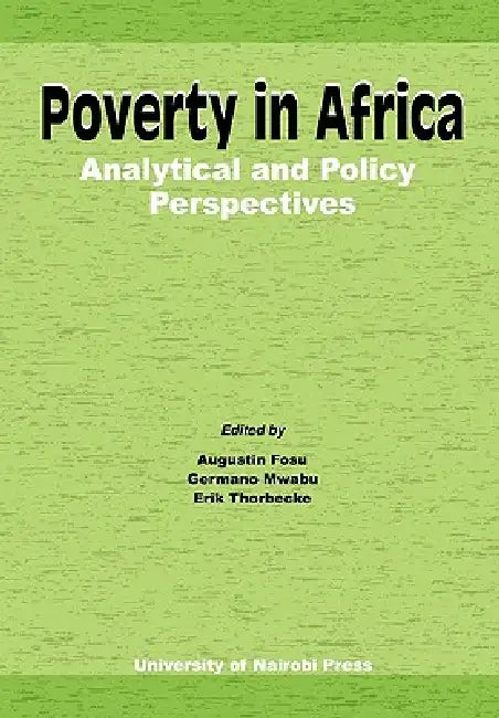 Poverty in Africa (English, Augustin Fosu | Germano Mwabu | Erik Thorbecke)